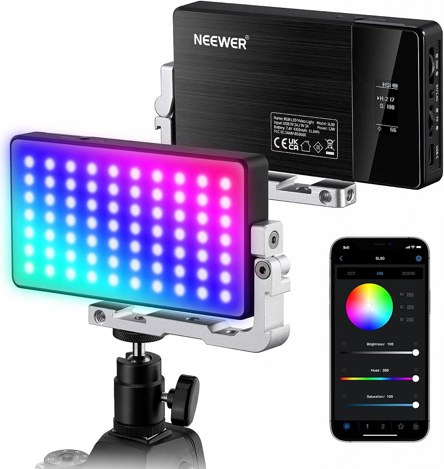 NEEWER SL90 PRO RGB: Карманная студия для вашего творчества