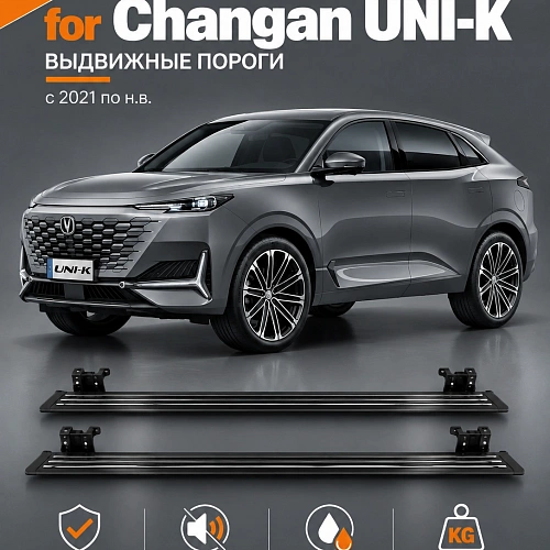 выдвижные пороги tjdz для changan uni-k с 2021 по н.в.