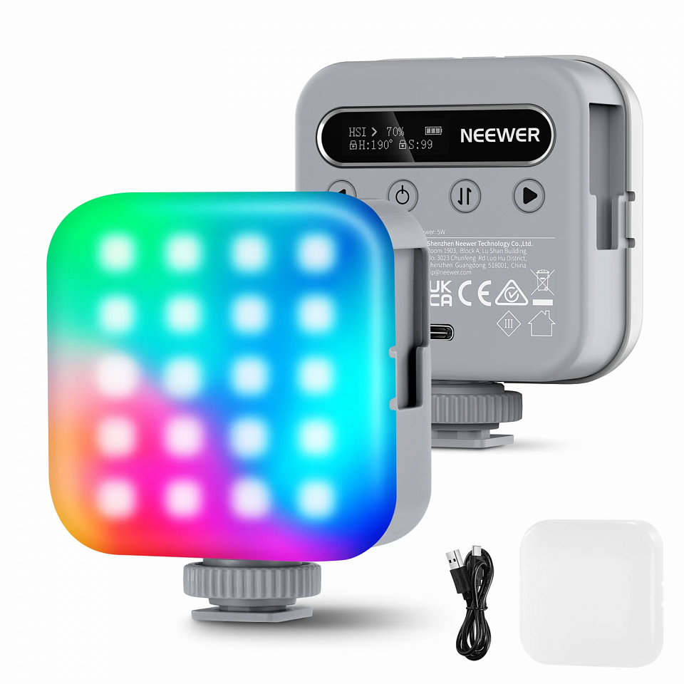 Neewer BL60C RGB: Магнитный видеосвет, который помещается в ладони, но освещает целый мир
