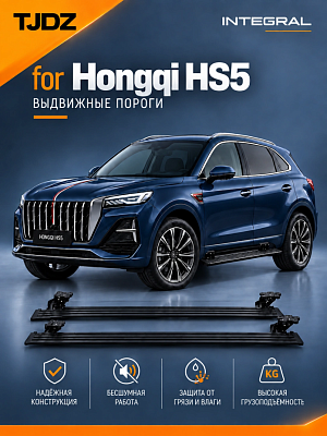 Выдвижные пороги TJDZ для Hongqi HS5 с 2019 по н.в.