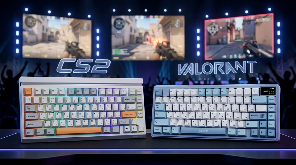 Bigatech для киберспорта: какая модель лучше всего подойдет под CS2, Valorant и Dota 2 в 2026